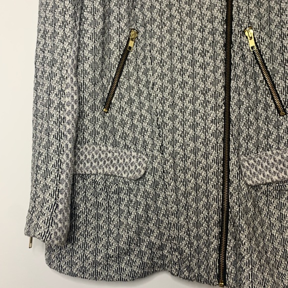 Lucky Brand Full zip up jacket black white - Picture 2 of 7